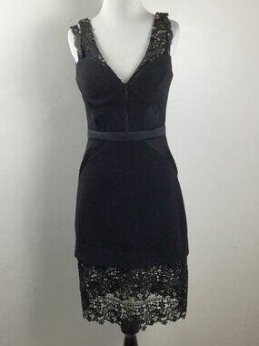 NEW Three Floor Black Dress 4
